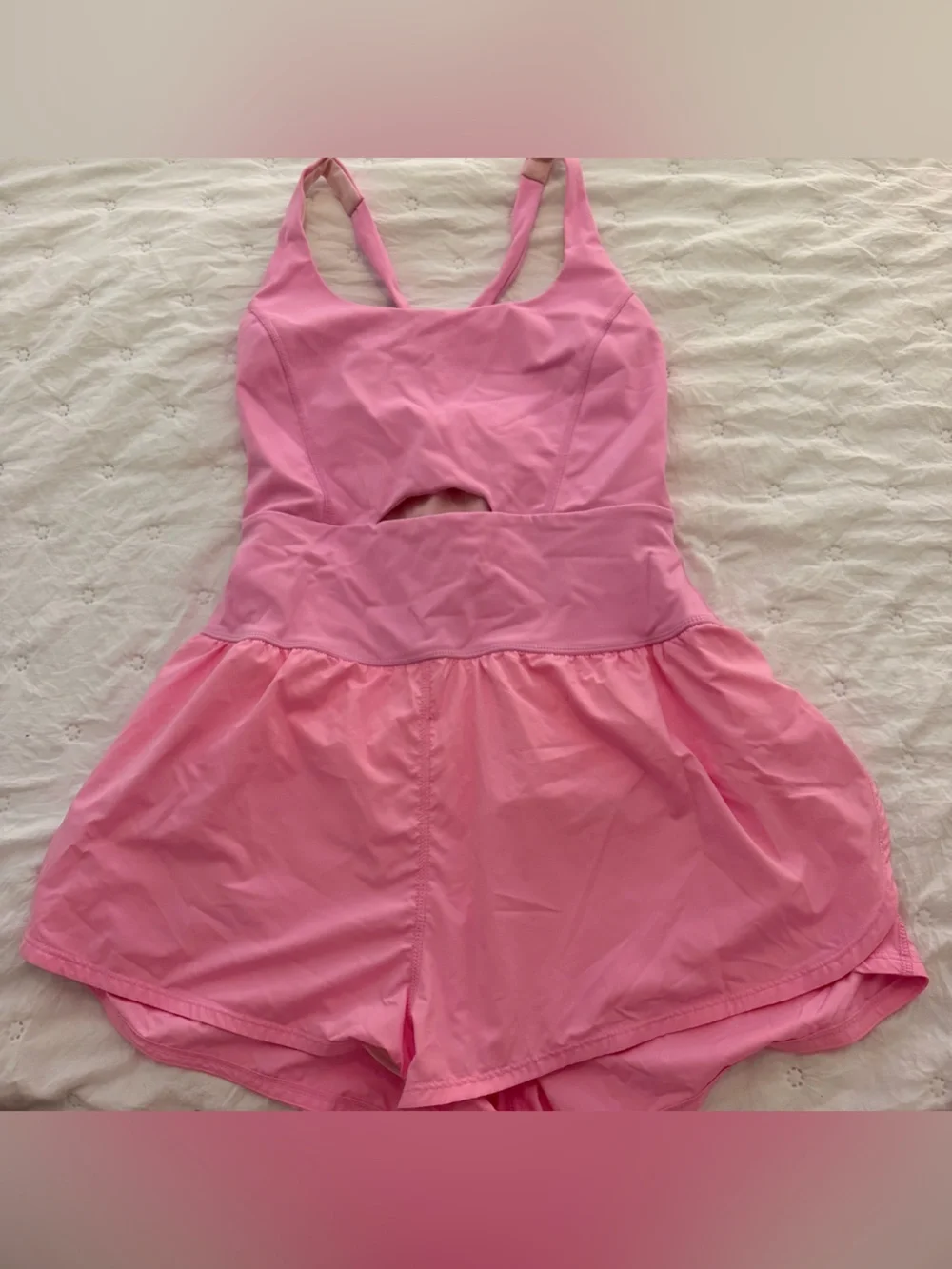 FreePeople romper pink. Built-In Shorts. Size small